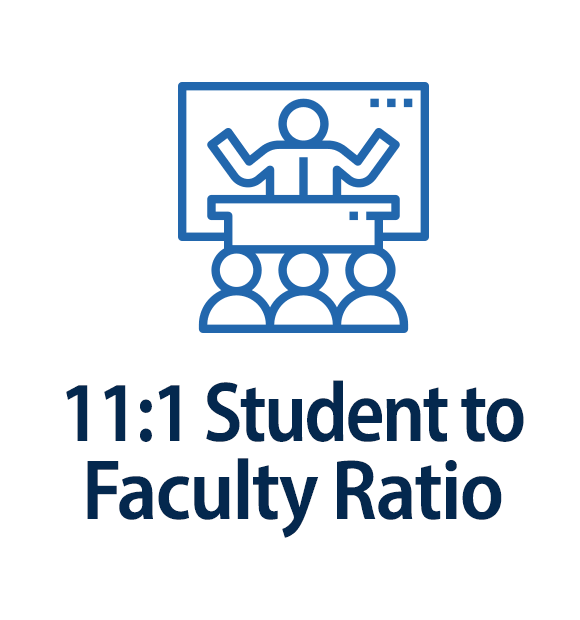 11:1 Student Faculty Ratio