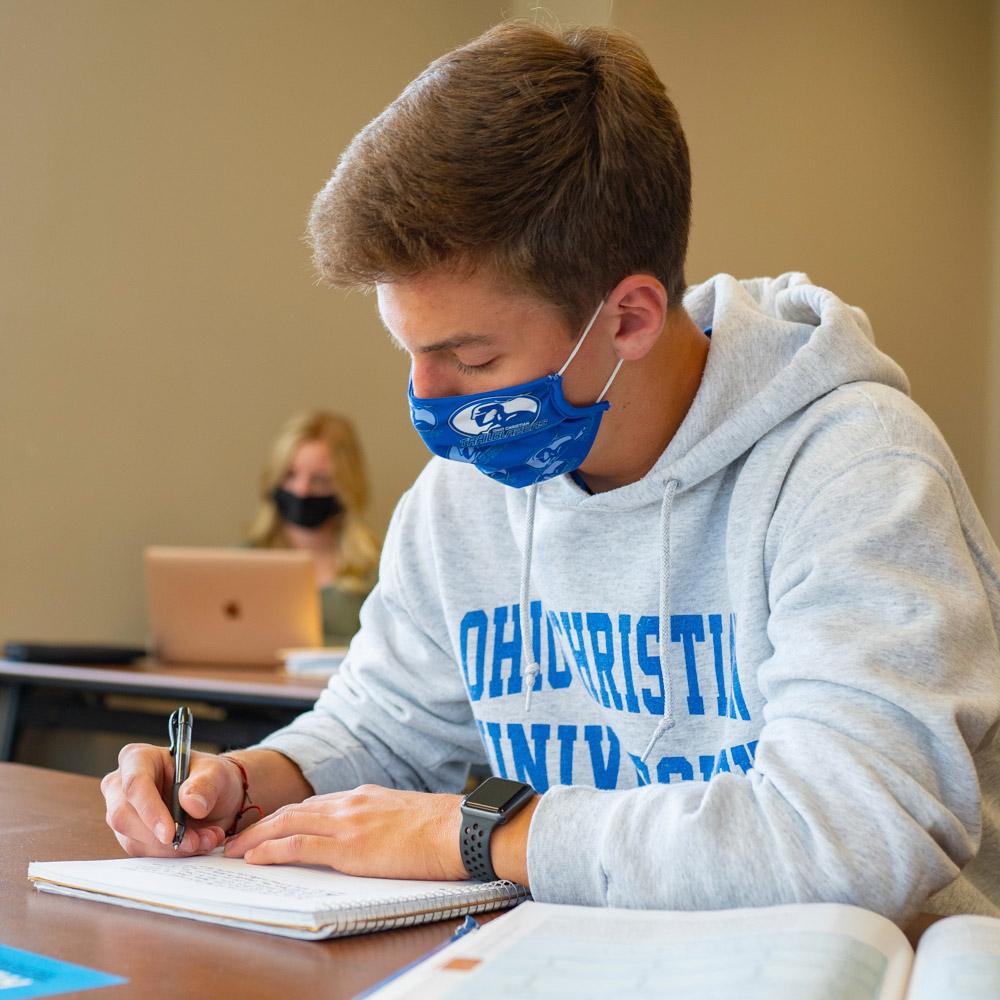 OCU Students Wearing Masks