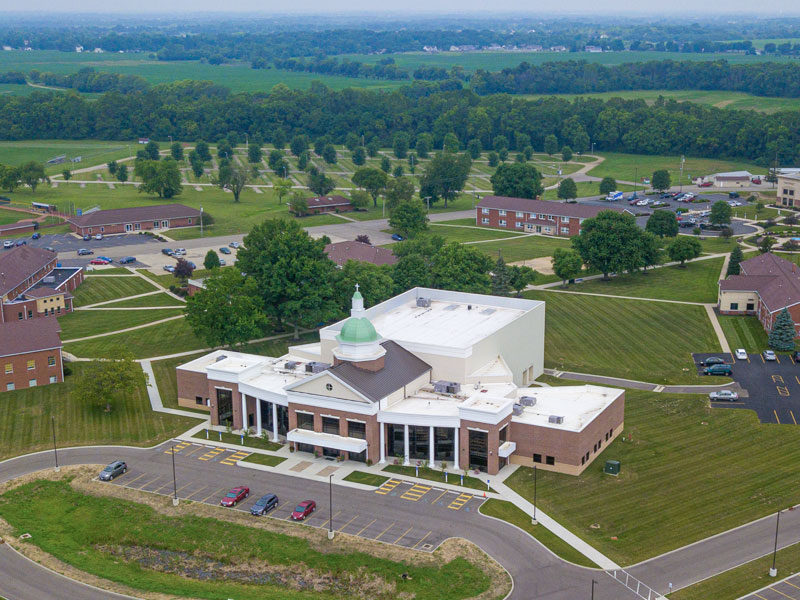 OCU MPAC Building from the air
