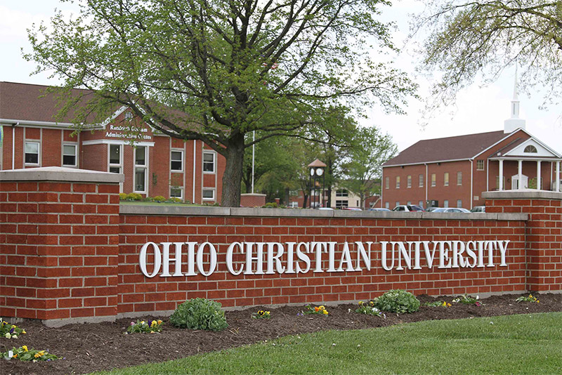 Ohio Christian University Front Sign