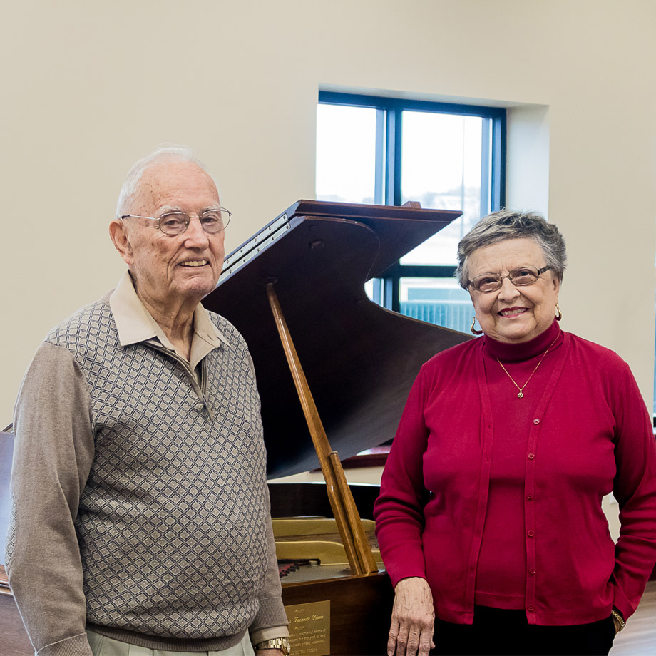 Grand Piano Donated to the Music Department image