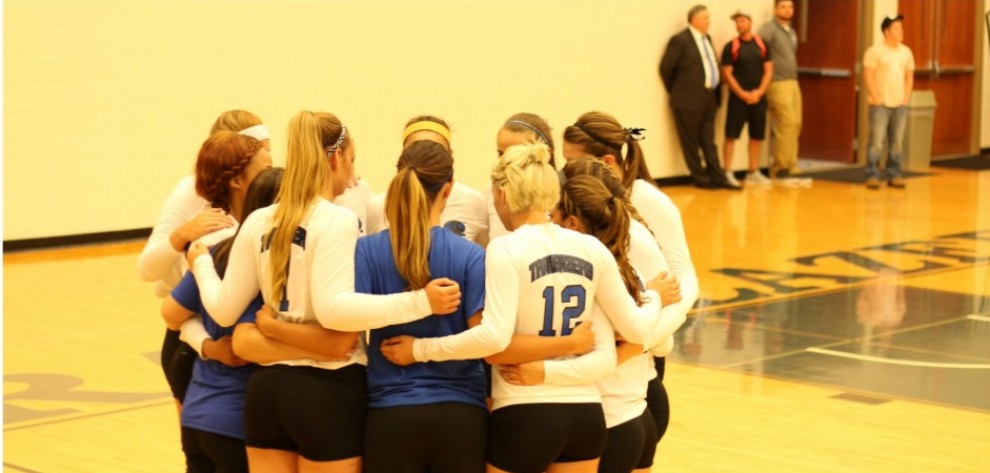 Volleyball Program Drops Home Opener image