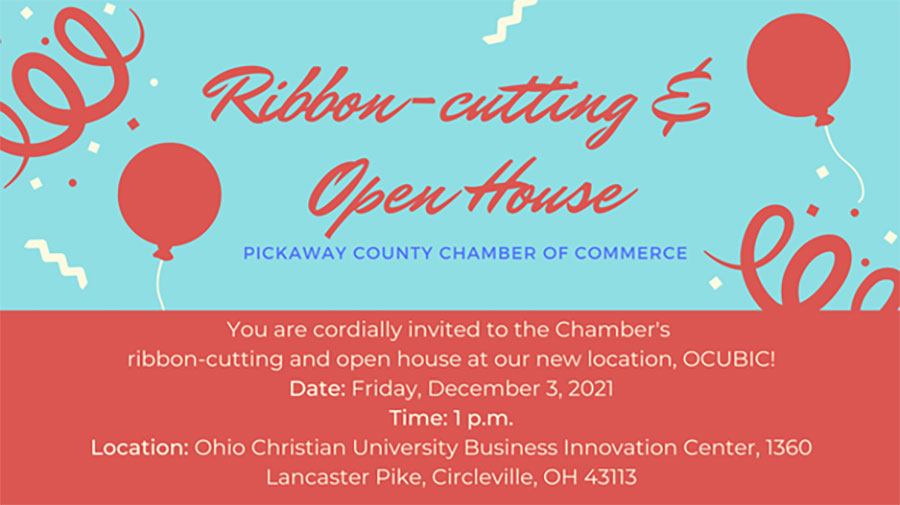 Pickaway County Chamber of Commerce Open House Invitation