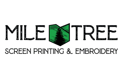 Mile Tree Screen Printing Logo